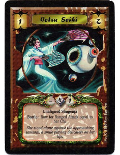 Yotsu Seiki  - Unaligned Shugenja Battle: Bow for Ranged Attack equal to her Chi.