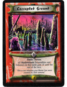 Corrupted Ground  - Delayed Terrain Battle: Each Shadowlands Personality and Shadowlands Follower in this battle gains +1F until