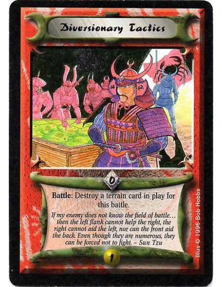 Diversionary Tactics  - Battle: Destroy a Terrain.