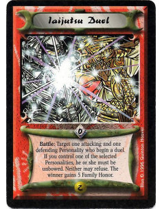 Iaijutsu Duel  - Battle: A Personality in your army issues an unrefusable challenge to an opposing Personality. If the Personali