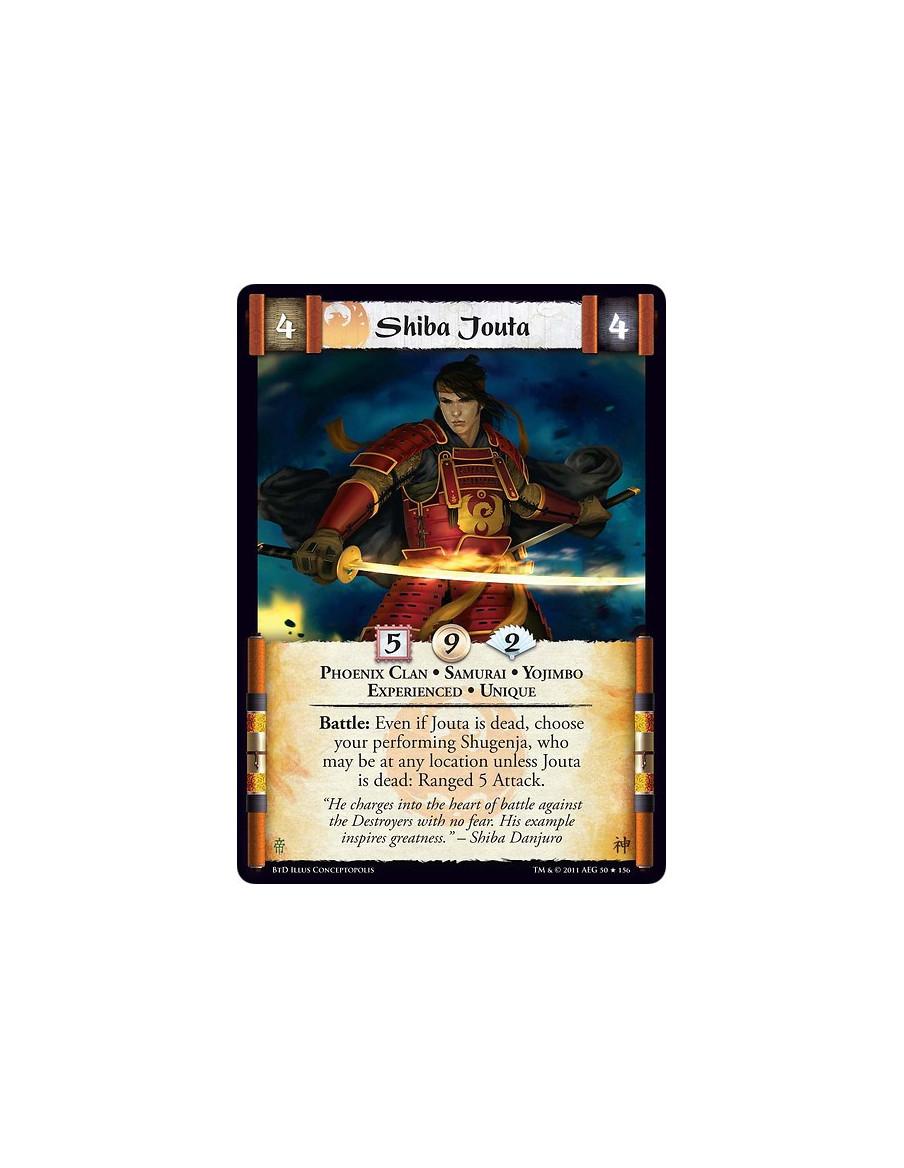 Shiba Jouta Exp (Spanish)  - Phoenix Clan • Samurai • Yojimbo • Experienced • UniqueBattle: Even if Jouta is dead, choose your p