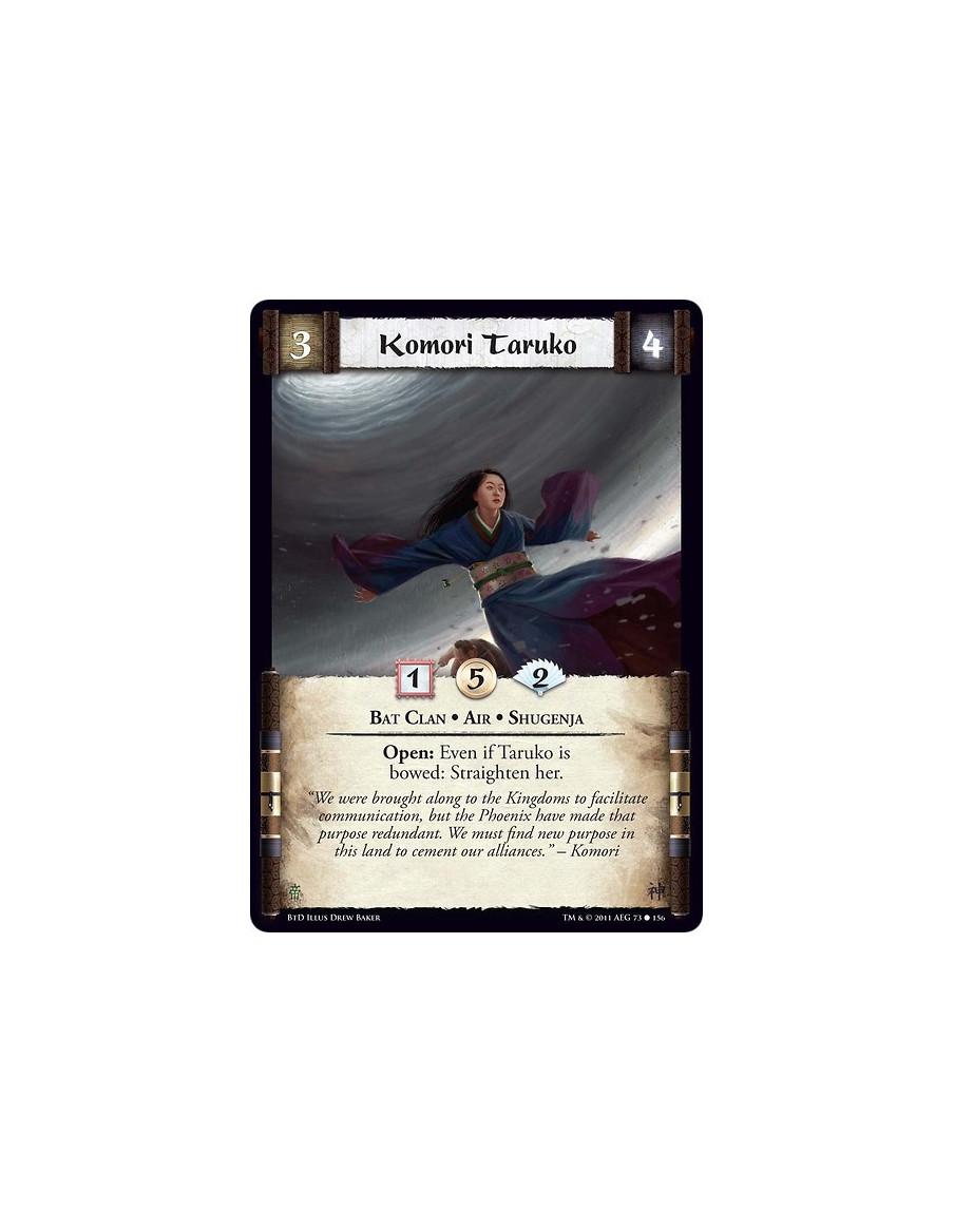 Komori Taruko  - Bat Clan • Air • ShugenjaOpen: Even if Taruko is bowed: Straighten her.