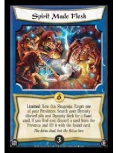 Spirit Made Flesh  - Limited: Bow this Shugenja: Target one of your Provinces. Search your Dynasty discard pile and Dynasty deck