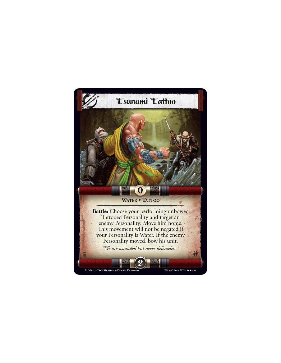 Tsunami Tattoo (Español)  - Water • TattooBattle: Choose your performing unbowed Tattooed Personality and target an enemy Person