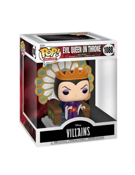 Funko Pop Reina Malvada en el Trono. Villains Disney  - Funko Pop Deluxe Villains Evil Queen on Throne 9 cm