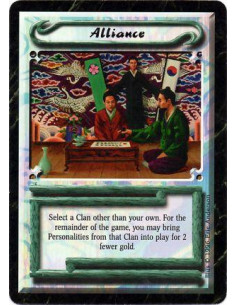 Alliance  - UniqueName a Clan alignment other than your own. Until the game ends, Personalities with that Clan alignment enter p