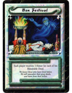 Bon Festival  - Festival • Unique  Each player gains 3 Honor for each of his honorably dead Personalities.