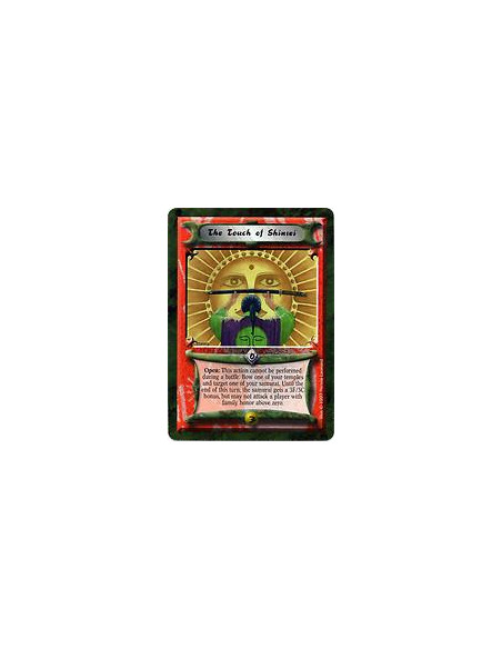 The Touch of Shinsei  - Open: This action cannot be performed during a battle. Bow one of your temples and target one of your sa