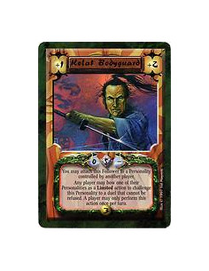 Kolat Bodyguard  - You may attach this Follower to a Personality controlled by another player. Any player may bow one of their P