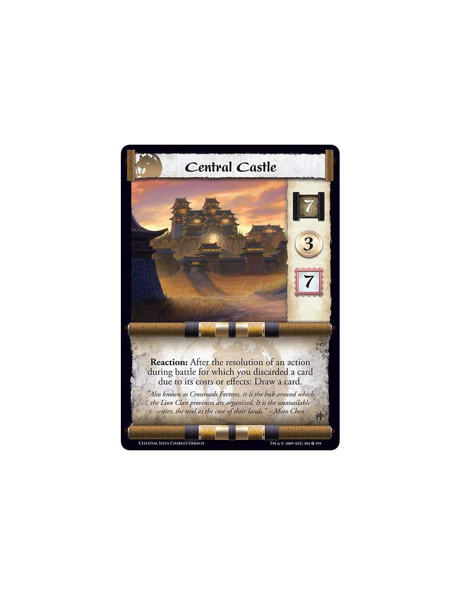 Central Castle (Español)  - Reaction: After the resolution of an action during battle for which you discarded a card due to its 