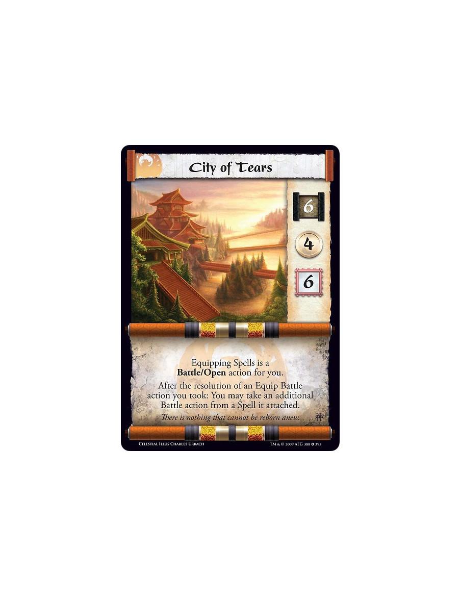 City of Tears (Spanish)  - Equipping Spells is a Battle/Open action for you. After the resolution of an Equip Battle action you 