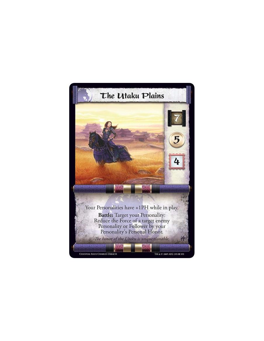 The Utaku Plains (Español)  - Your Personalities have +1PH while in play. Battle: Target your Personality: Reduce the Force of a