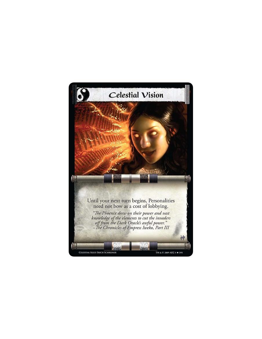 Celestial Vision  - Until your next turn begins, Personalities need not bow as a cost of lobbying.