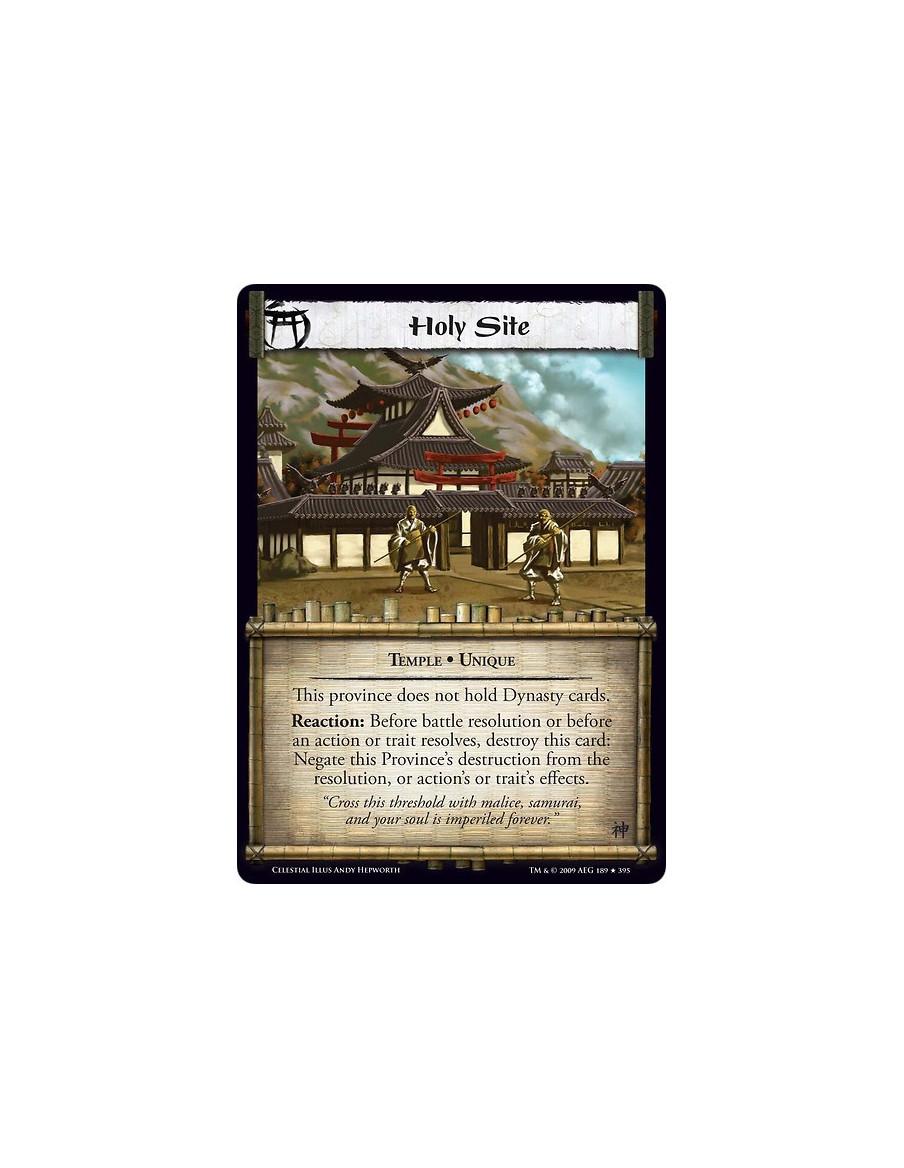 Holy Site  - Temple • Unique This province does not hold Dynasty cards. Reaction: Before battle resolution or before an action o