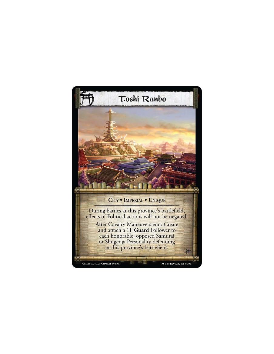 Toshi Ranbo (Español)  - City • Imperial • Unique During battles at this province's battlefield, effects of Political actions wi