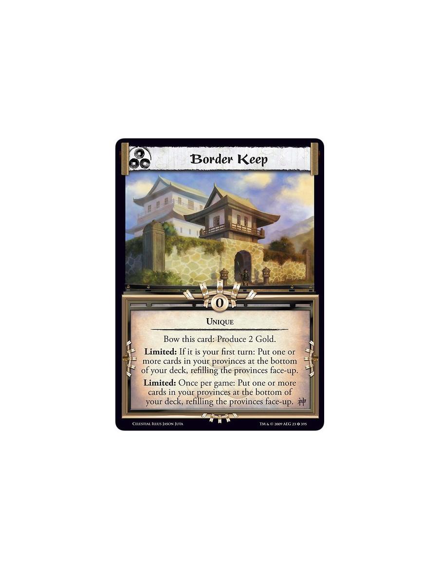 Border Keep FOIL  - Unique Bow this card: Produce 2 Gold. Limited: If it is your first turn: Put one or more cards in your provi
