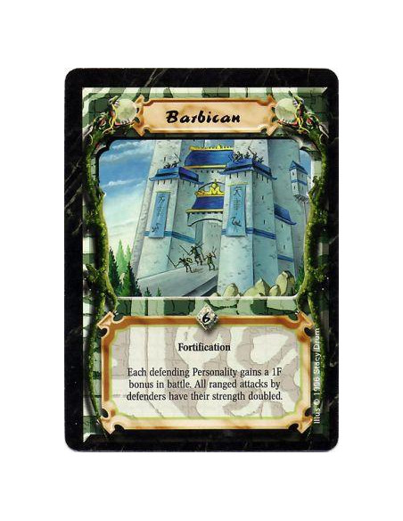 Barbican  - FortificationDefending Personalities at this province's battlefields have +1F.  Before comparing the strength of a R