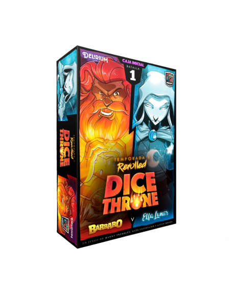 Dice Throne - Bárbaro vs Elfa Lunar  - 2