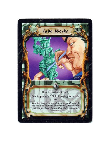 Jade Works  - JadeBow this card: Produce 3 Gold, or 5 Gold if paying for a Jade card.