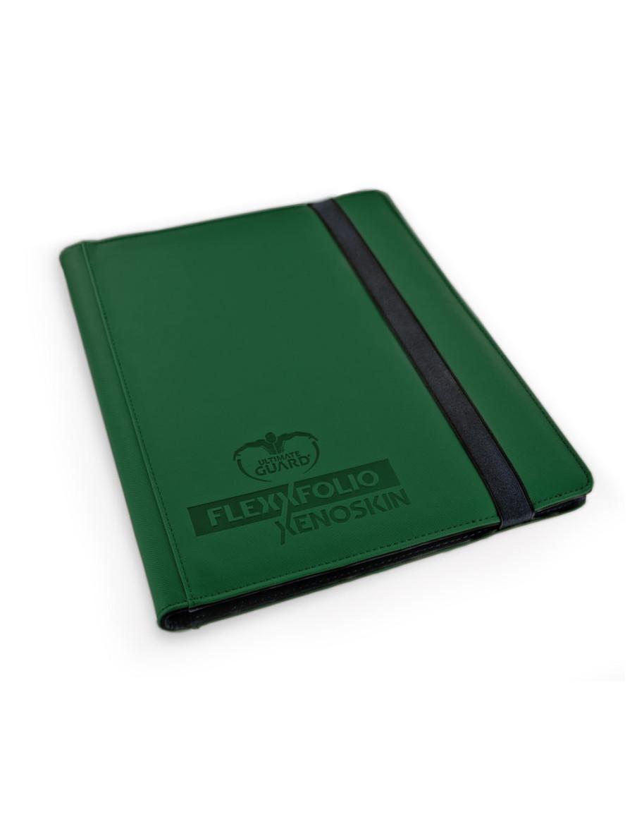 Ultimate Guard FlexxFolio 360 - 18 Bolsillos xenoskin Verde  - Ultimate Guard FlexxFolio 360 - 18 Bolsillos xenoskin Verde