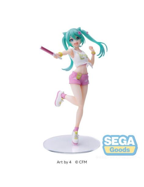 Figura Hatsune Miku Cheering. Live Audience. SEGA  - Figura de 20cm aprox. de altura fabricada en PVC 2