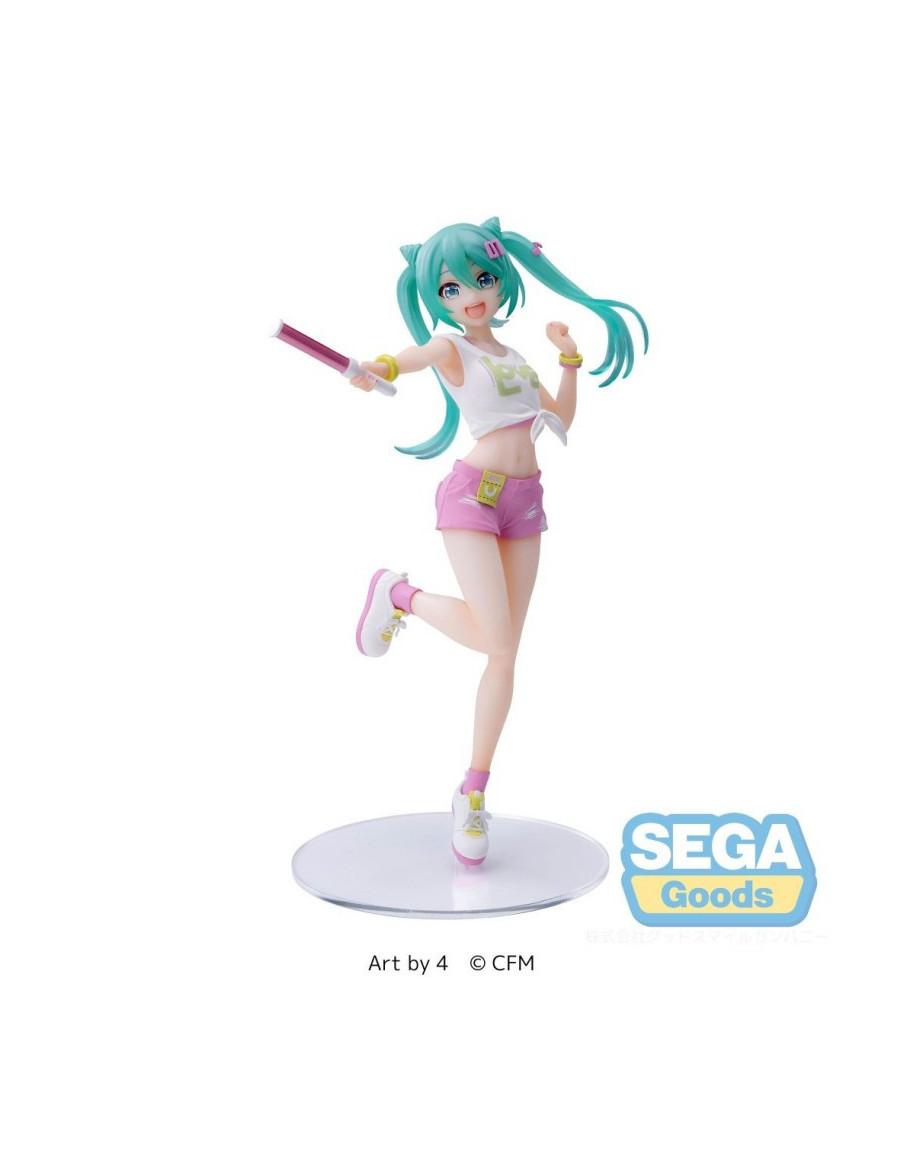 Figura Hatsune Miku Cheering. Live Audience. SEGA  - Figura de 20cm aprox. de altura fabricada en PVC