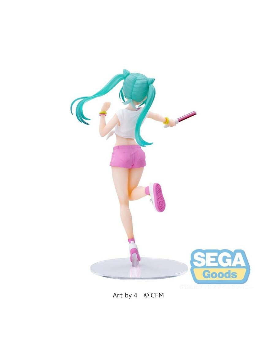 Figura Hatsune Miku Cheering. Live Audience. SEGA  - Figura de 20cm aprox. de altura fabricada en PVC