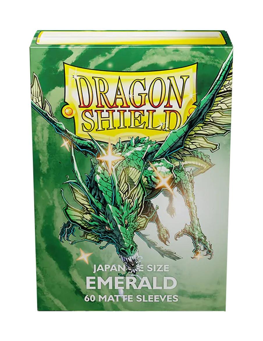 Fundas Dragon Shield Tamaño Japonés (59x86mm) - Esmeralda Mate (60)  - 