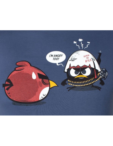 Camiseta Angry Calimero (Chicho Azul/ Chica Naranja)  - 