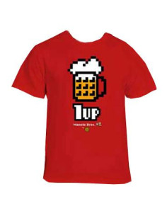 T-Shirt 1UP Beer (Blue, Red)  -  2