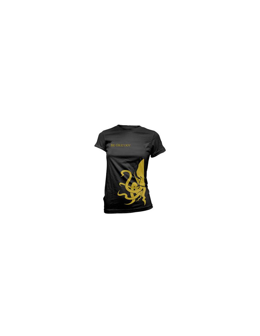 Camiseta Be Greyjoy. Juego de Tronos (Chico / Chica)  - Camiseta modelo Be Targaryen de la saga de literatura fantástica "Canció