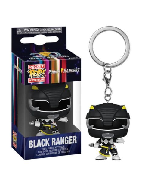 Keychan Pop Black Ranger. Power Ranger 30th  - Keychan Pop Black Ranger. Power Ranger 30th