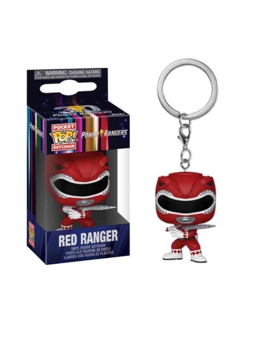 Llavero Pop Red Ranger. Power Ranger 30th  - Llavero Pop Red Ranger. Power Ranger 30th