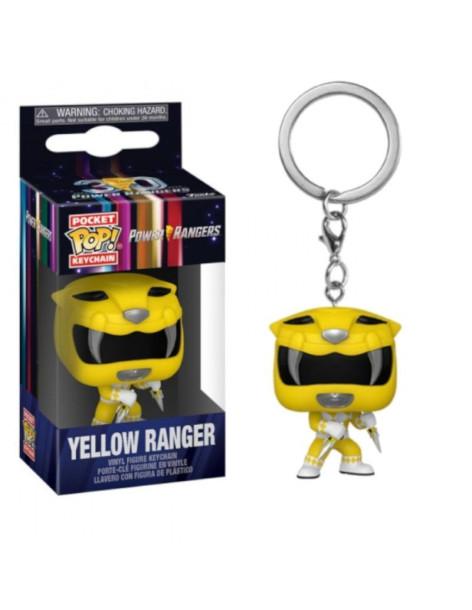 Llavero Pop Yellow Ranger. Power Ranger 30th  - Llavero Pop Yellow Ranger. Power Ranger 30th