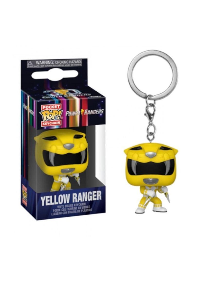 Llavero Pop Yellow Ranger. Power Ranger 30th  - Llavero Pop Yellow Ranger. Power Ranger 30th