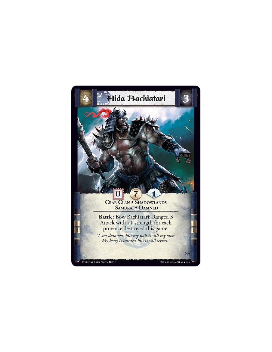 Hida Bachiatari (Español)  - Crab Clan • Shadowlands • Samurai • Damned Battle: Bow Bachiatari: Ranged 3 Attack with +1 strength