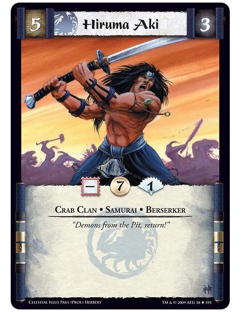 Hiruma Aki  - Crab Clan • Samurai • Berserker