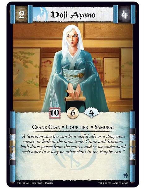 Doji Ayano  - Crane Clan • Courtier • Samurai