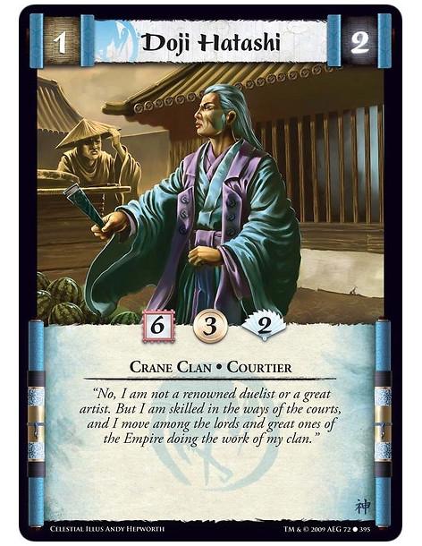 Doji Hatashi  - Crane Clan • Courtier
