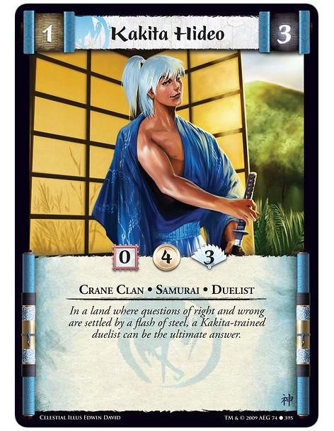 Kakita Hideo  - Crane Clan • Samurai • Duelist