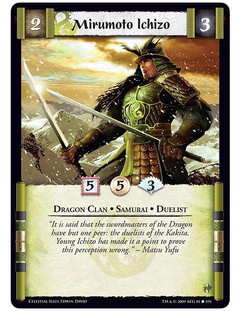 Mirumoto Ichizo (Spanish)  - Dragon Clan • Samurai • Duelist