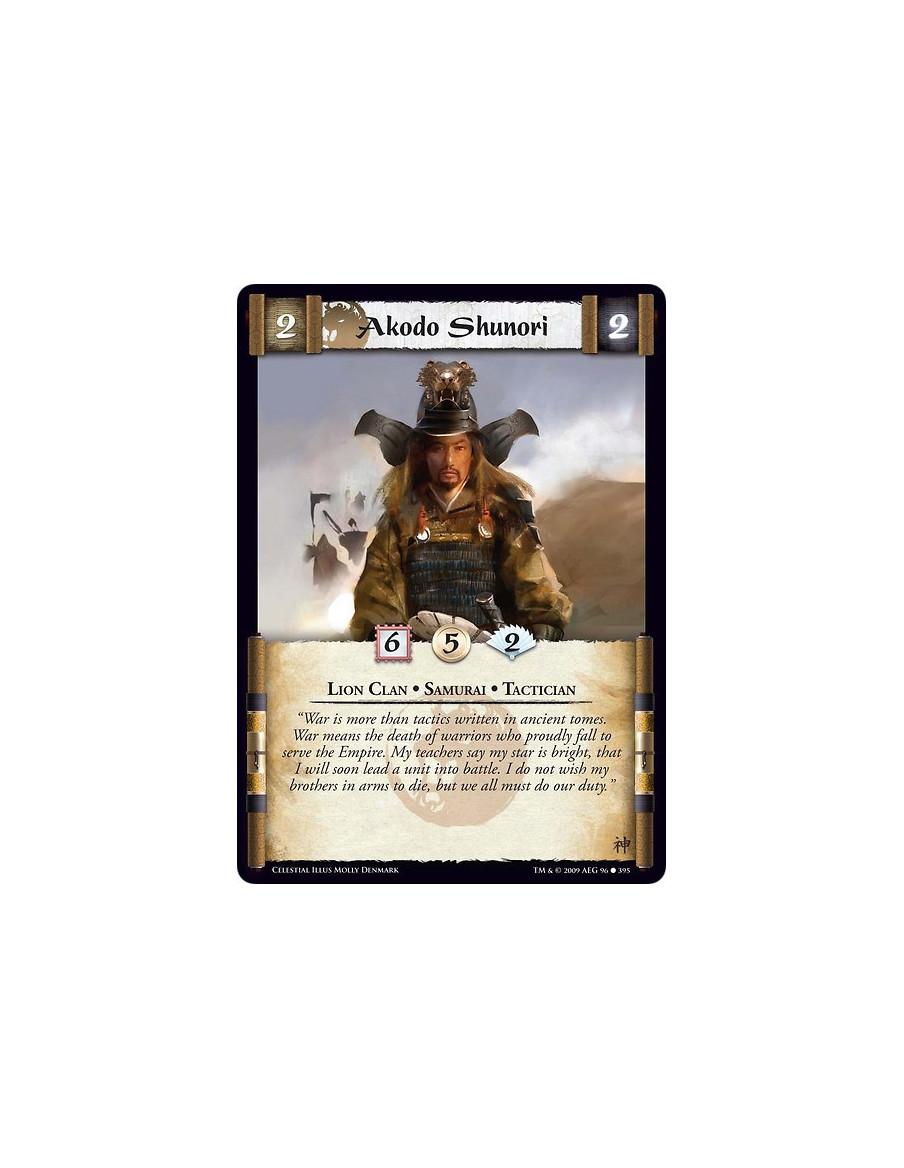 Akodo Shunori (Español)  - Lion Clan • Samurai • Tactician
