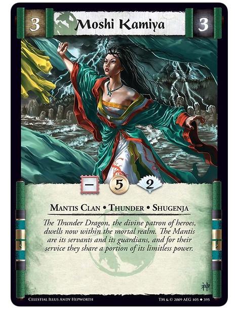 Moshi Kamiya  - Mantis Clan • Thunder • Shugenja