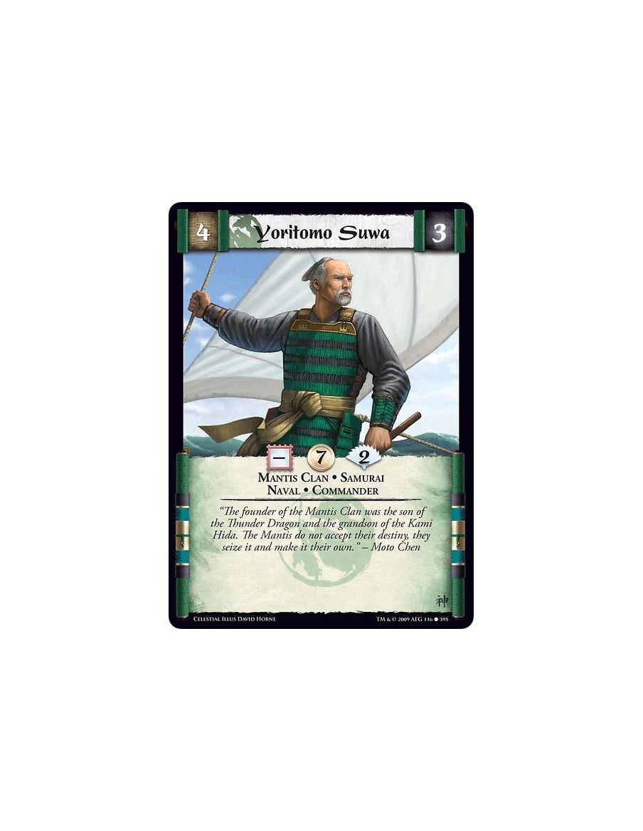 Yoritomo Suwa (Spanish)  - Mantis Clan • Samurai  • Naval • Commander