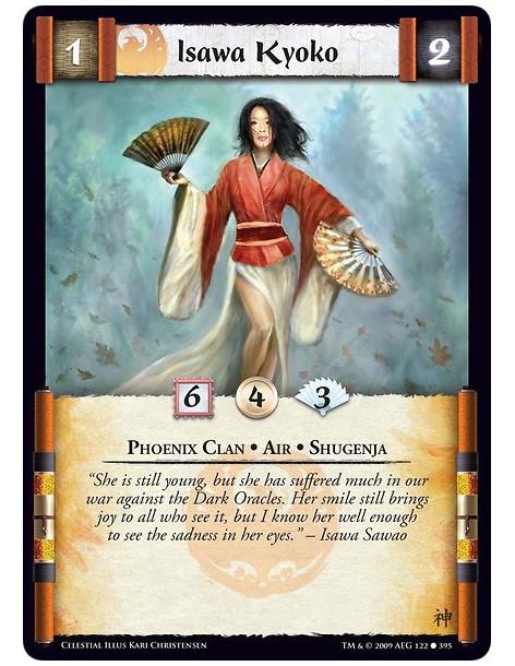 Isawa Kyoko  - Phoenix Clan • Air • Shugenja