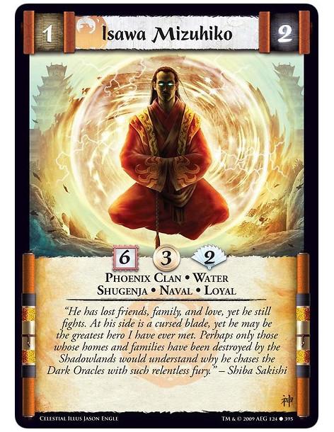 Isawa Mizuhiko (Español)  - Phoenix Clan • Water • Shugenja • Naval • Loyal