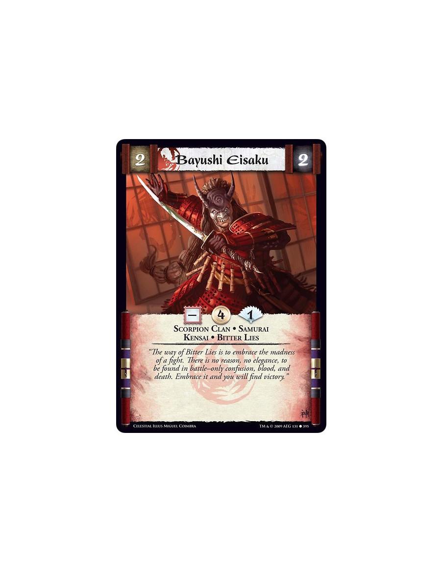 Bayushi Eisaku (Español)  - Scorpion Clan • Samurai • Kensai • Bitter Lies