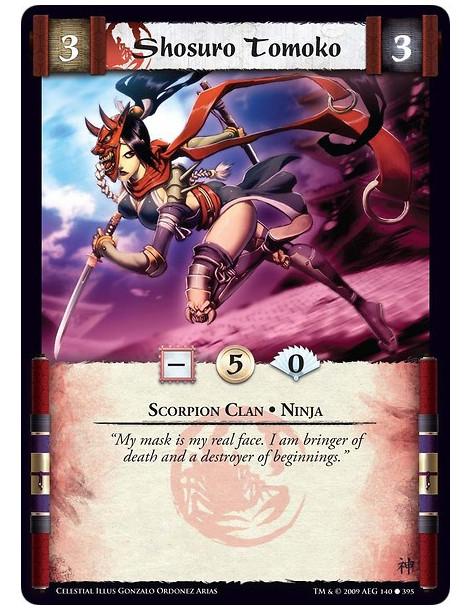 Shosuro Tomoko (Español)  - Scorpion Clan • Ninja