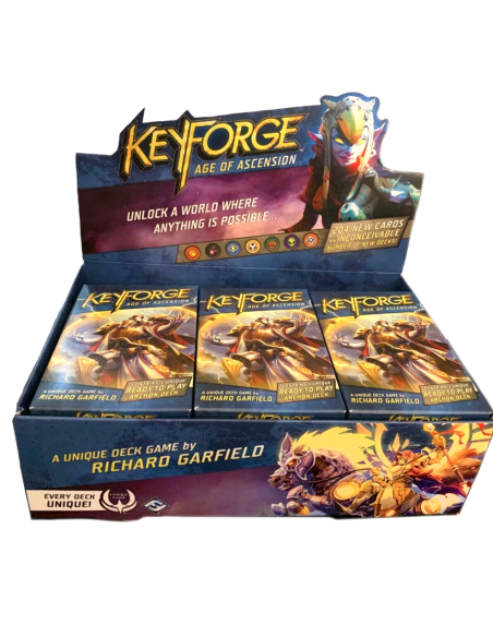 Keyforge: Age of Ascension. Caja de Mazos (12) Inglés  - Keyforge: Age of Ascension. Caja de Mazos (12) Inglés 