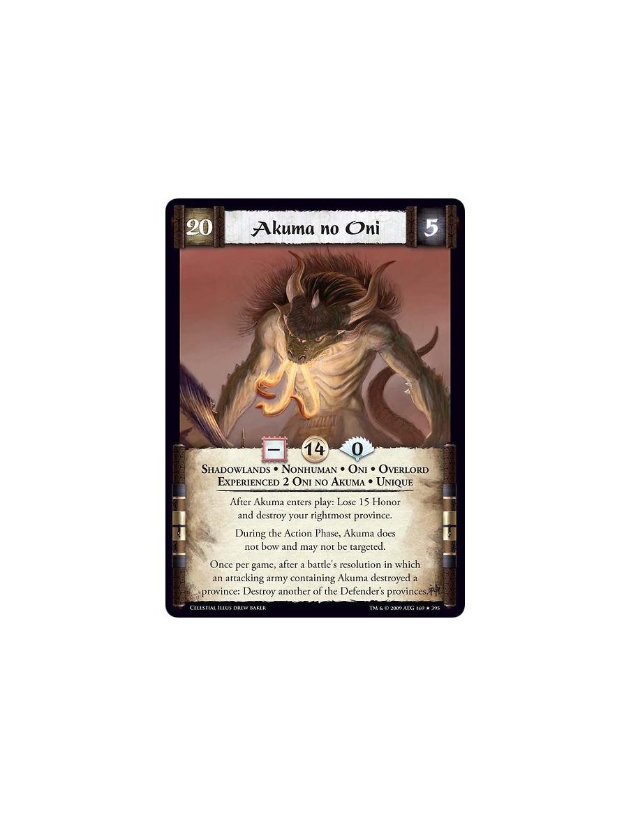 Akuma no Oni Exp2 (Spanish)  - Shadowlands • Nonhuman • Oni • Overlord • Experienced 2 Oni no Akuma • Unique After Akuma enters 